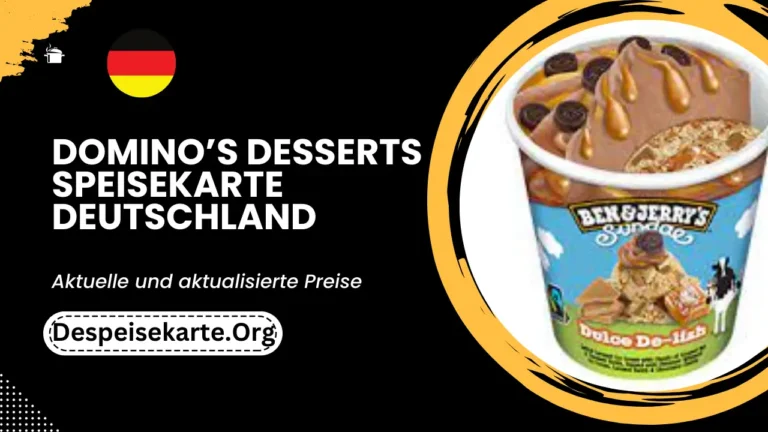 Domino’s Desserts Speisekarte