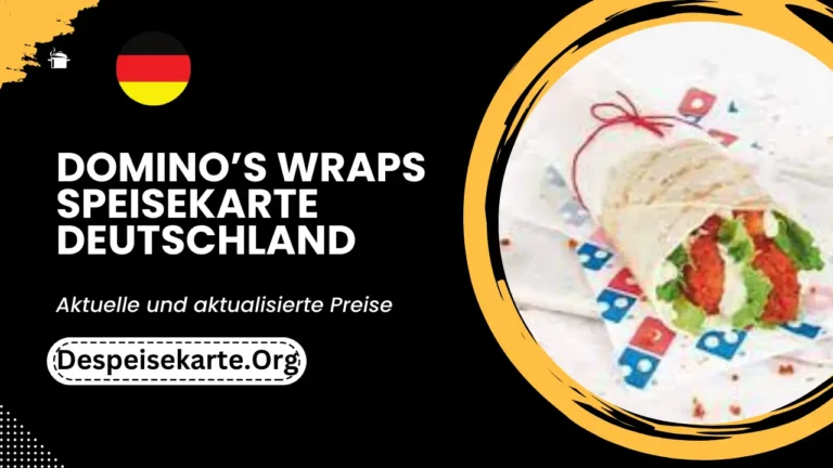 Domino’s Wraps Speisekarte