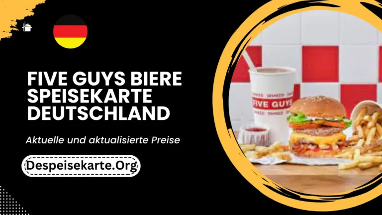 Five Guys Biere Speisekarte