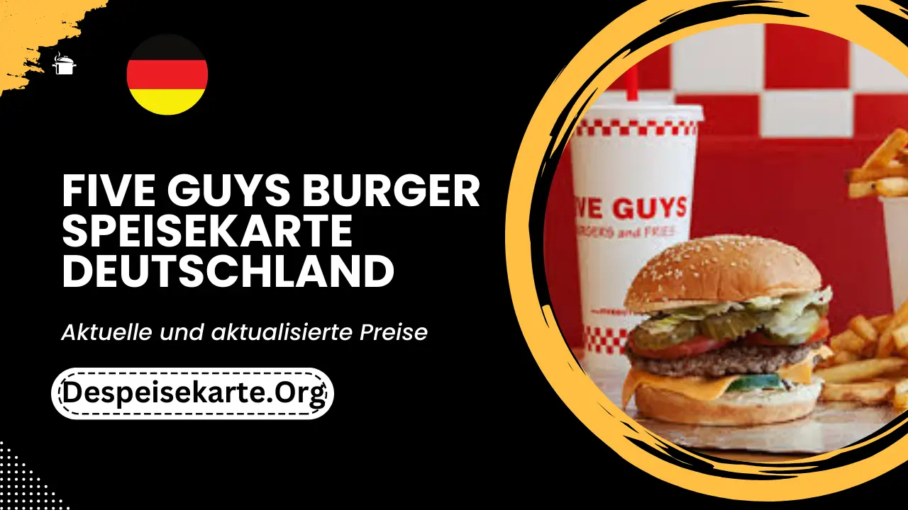 Five Guys Burger Speisekarte