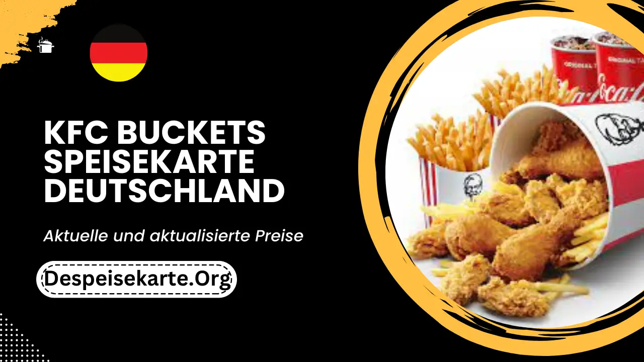 KFC Buckets Speisekarte