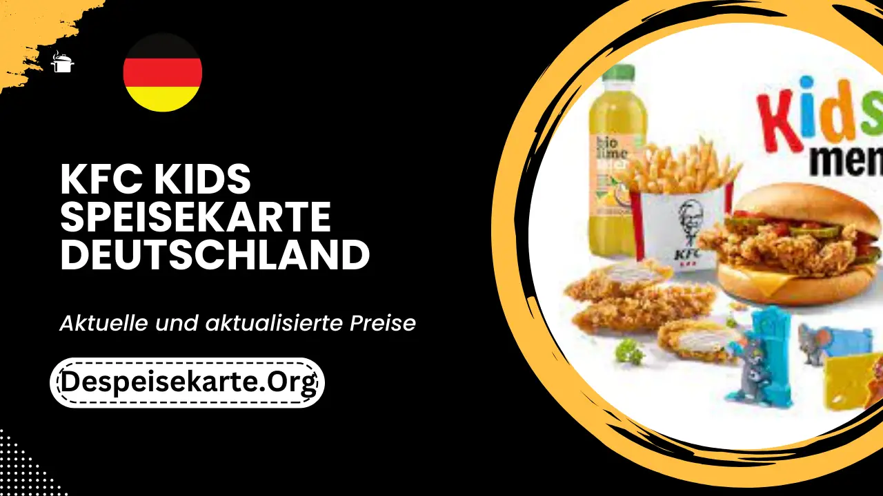 KFC Kids Speisekarte