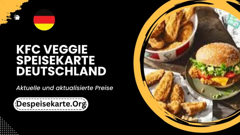 KFC Veggie Speisekarte