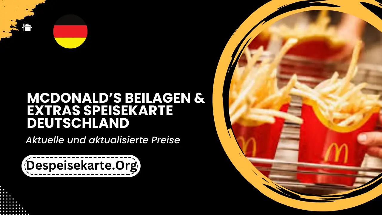 McDonald’s Beilagen & Extras Speisekarte