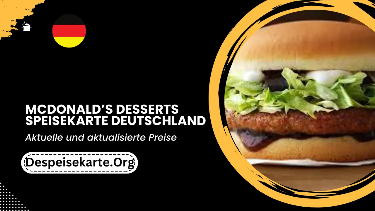 McDonald’s Desserts Speisekarte