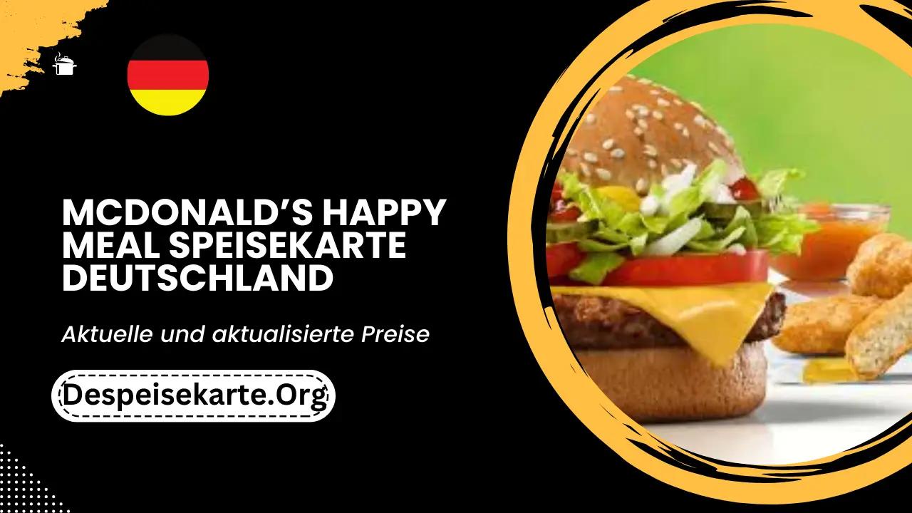 McDonald’s Happy Meal Speisekarte