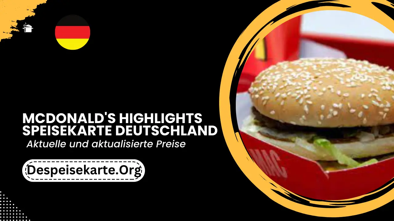 McDonald's Highlights Speisekarte