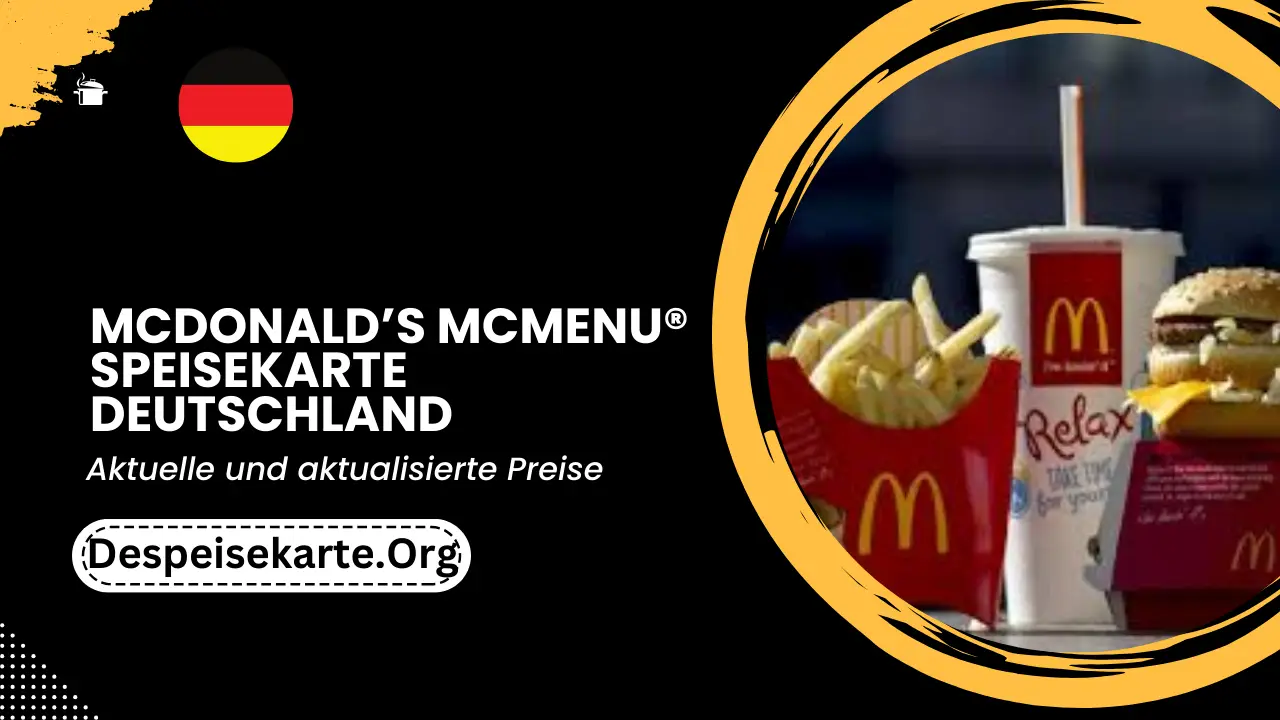 McDonald’s Mcmenu® Menü Deutschland Aktualisierte Preise 2024