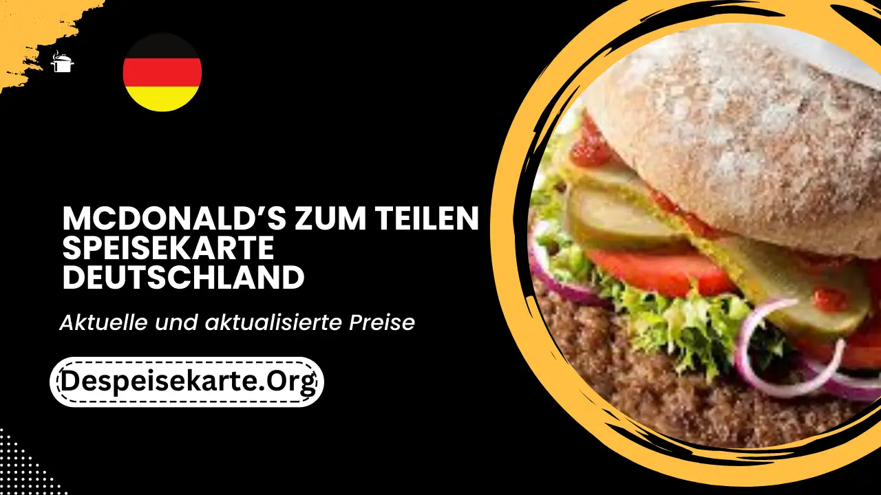 McDonald’s Zum Teilen Speisekarte