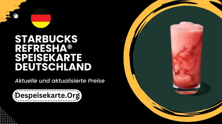 Starbucks Refresha® Speisekarte