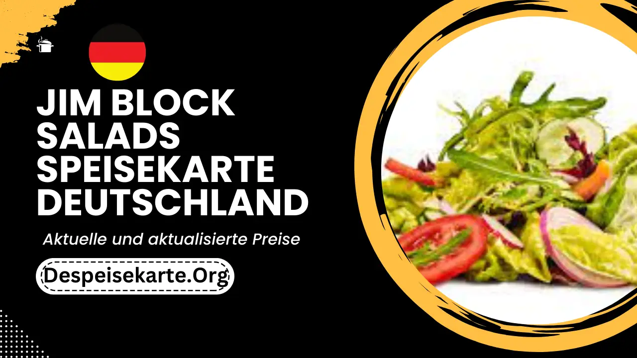 Jim Block Salads Speisekarte