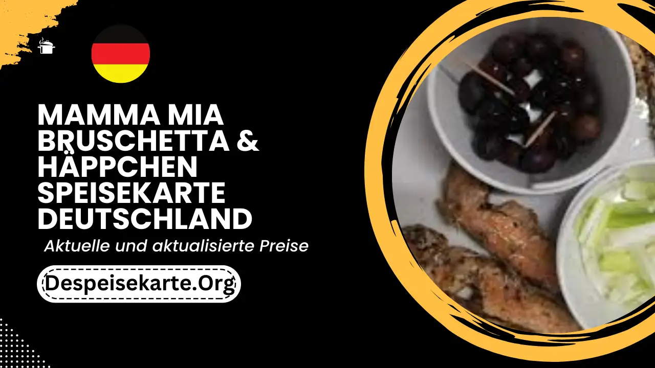 Mamma Mia Bruschetta & Häppchen Speisekarte