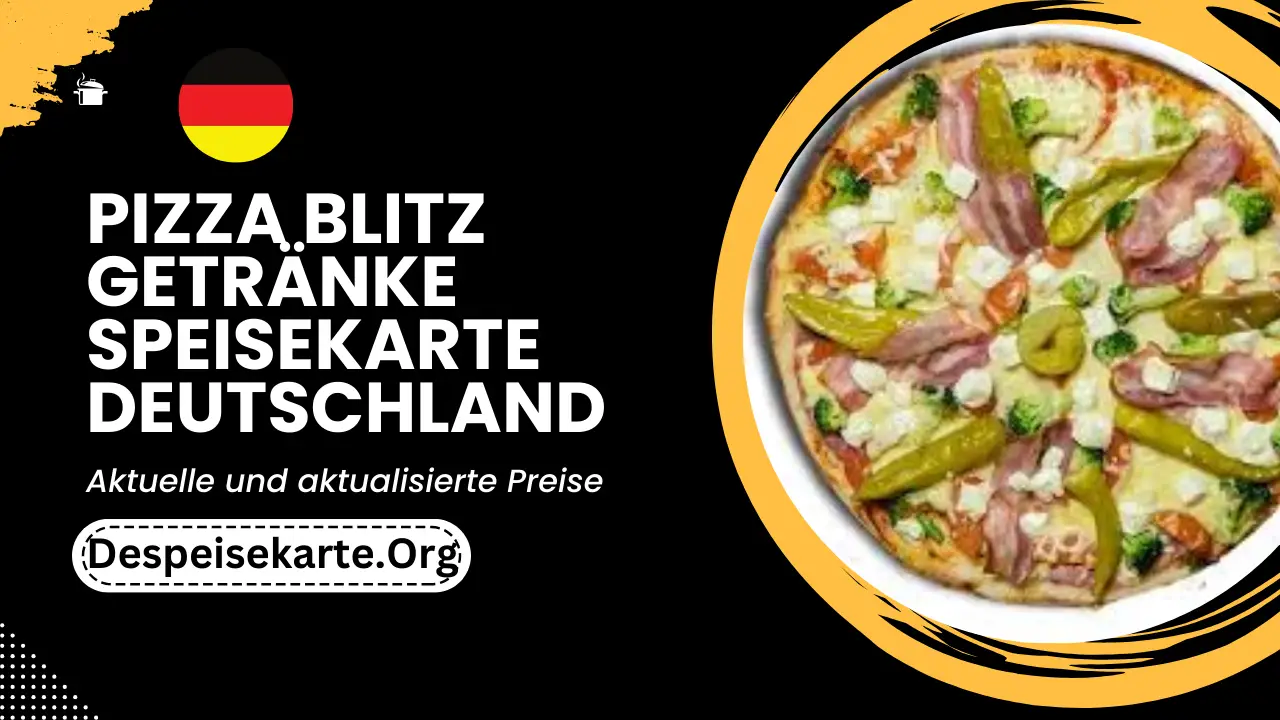 Pizza Blitz Getränke Speisekarte