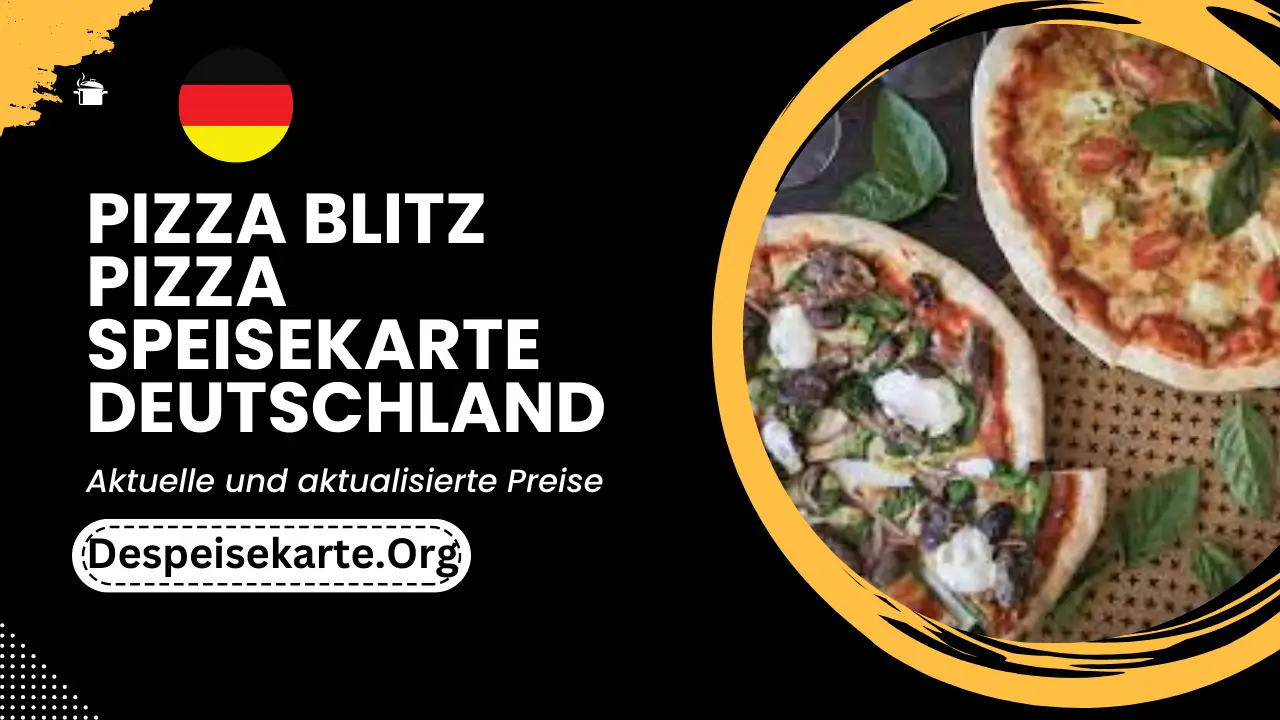 Pizza Blitz Pizza Speisekarte