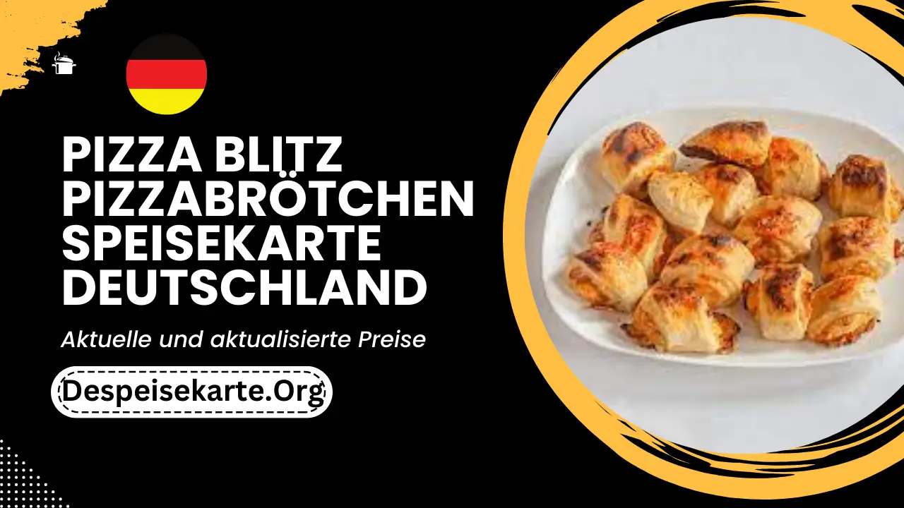 Pizza Blitz Pizzabrötchen Speisekarte