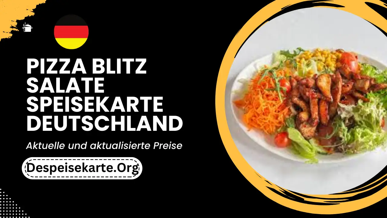 Pizza Blitz Salate Speisekarte