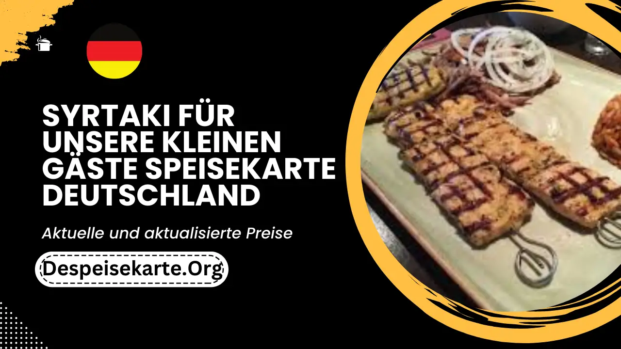 Syrtaki Für Unsere Kleinen Gäste Speisekarte