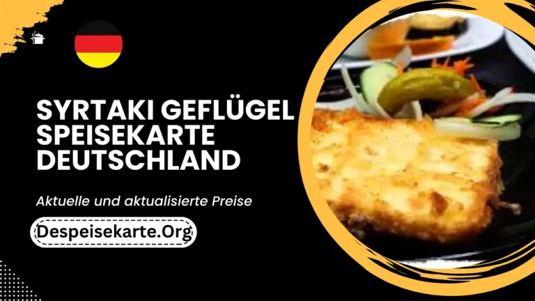 Syrtaki Geflügel Speisekarte