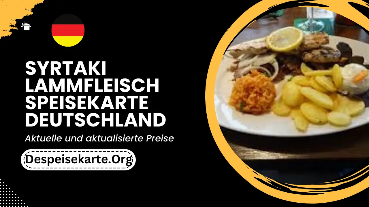 Syrtaki Lammfleisch Speisekarte