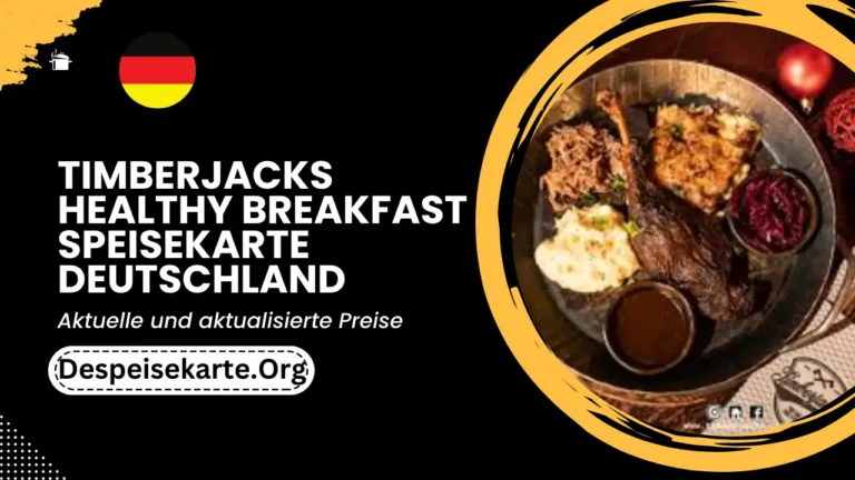 Timberjacks Healthy Breakfast Speisekarte