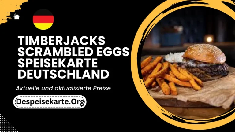 Timberjacks Scrambled Eggs Speisekarte