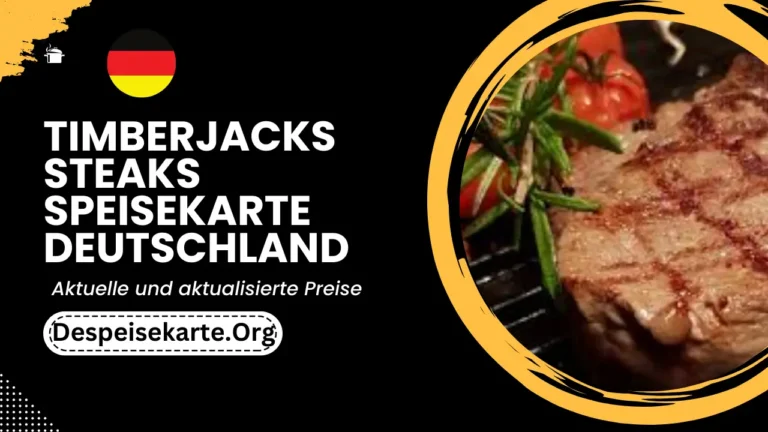 Timberjacks Steaks Speisekarte