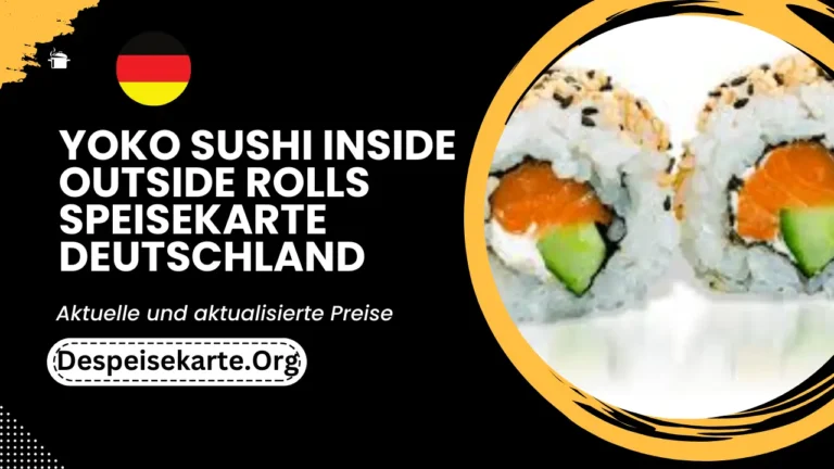 Yoko Sushi Inside Outside Rolls Speisekarte