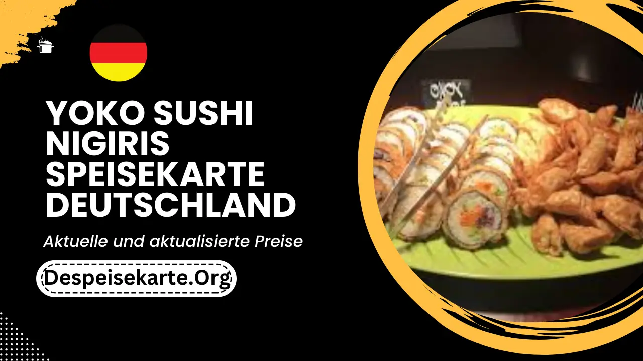 Yoko Sushi Nigiris Speisekarte