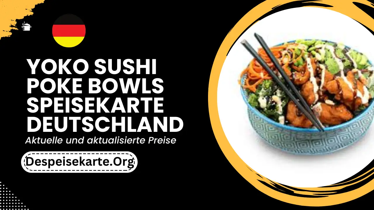 Yoko Sushi Poke Bowls Speisekarte