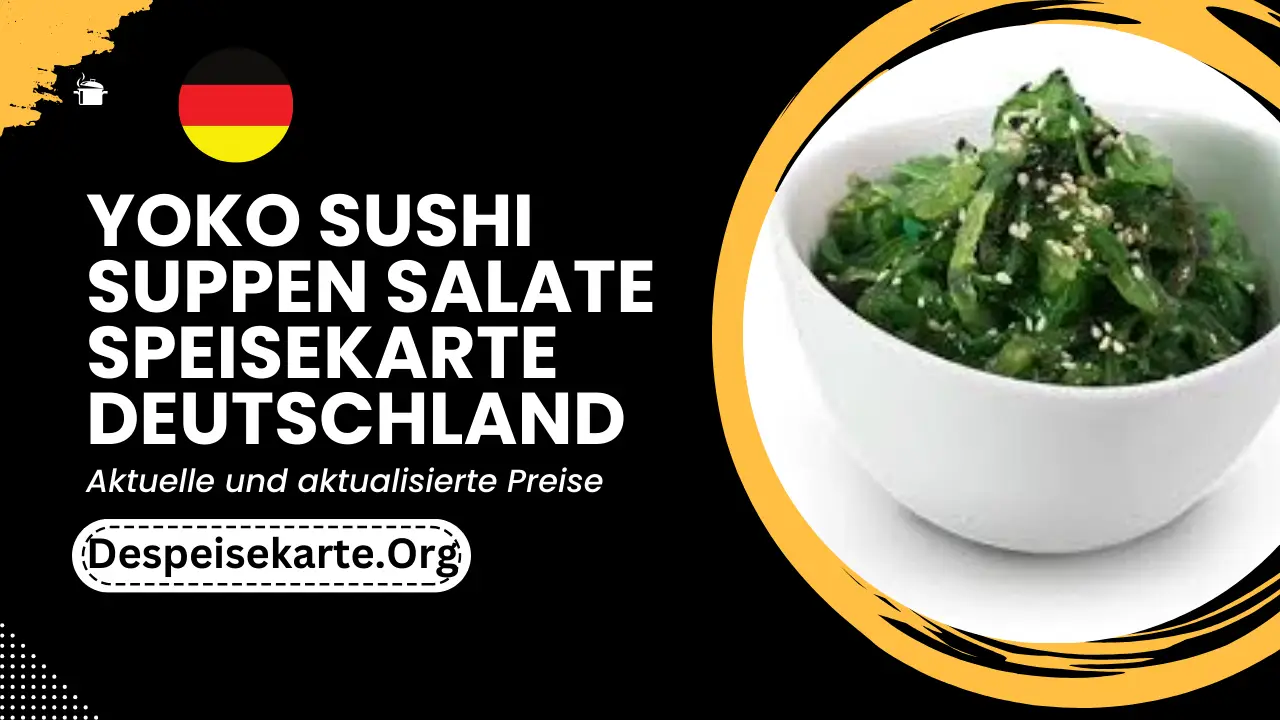 Yoko Sushi Suppen Salate Speisekarte