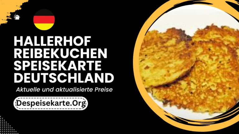 Hallerhof Reibekuchen Speisekarte