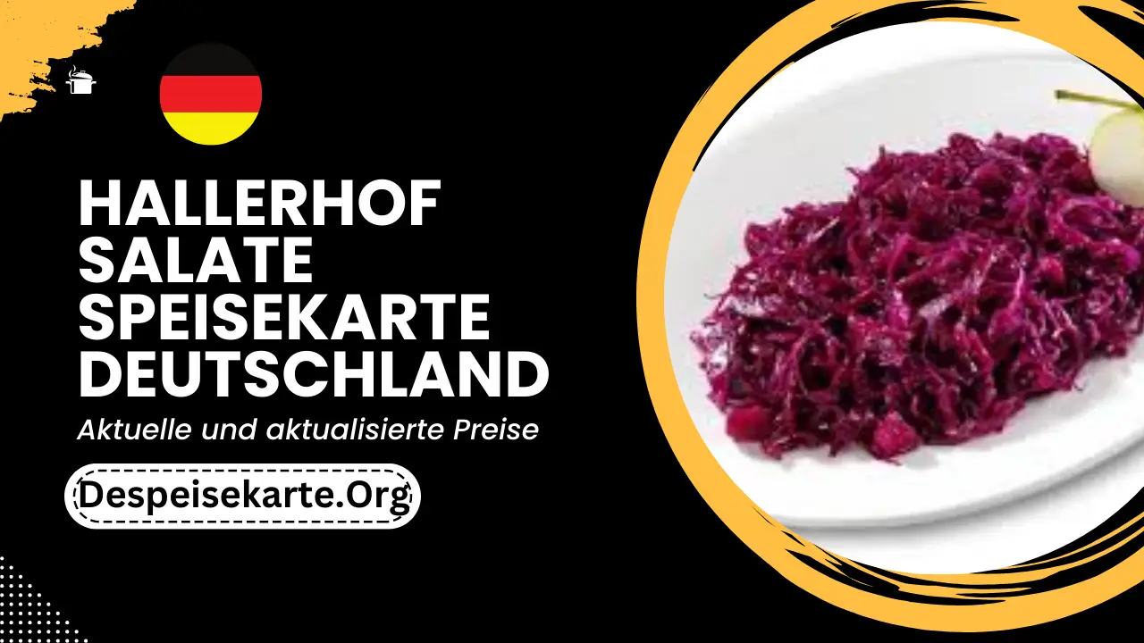 Hallerhof Salate Speisekarte