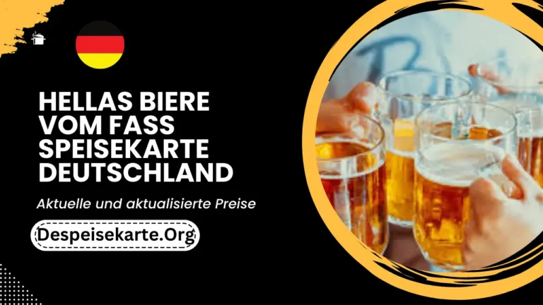 Hellas Biere Vom Fass Speisekarte