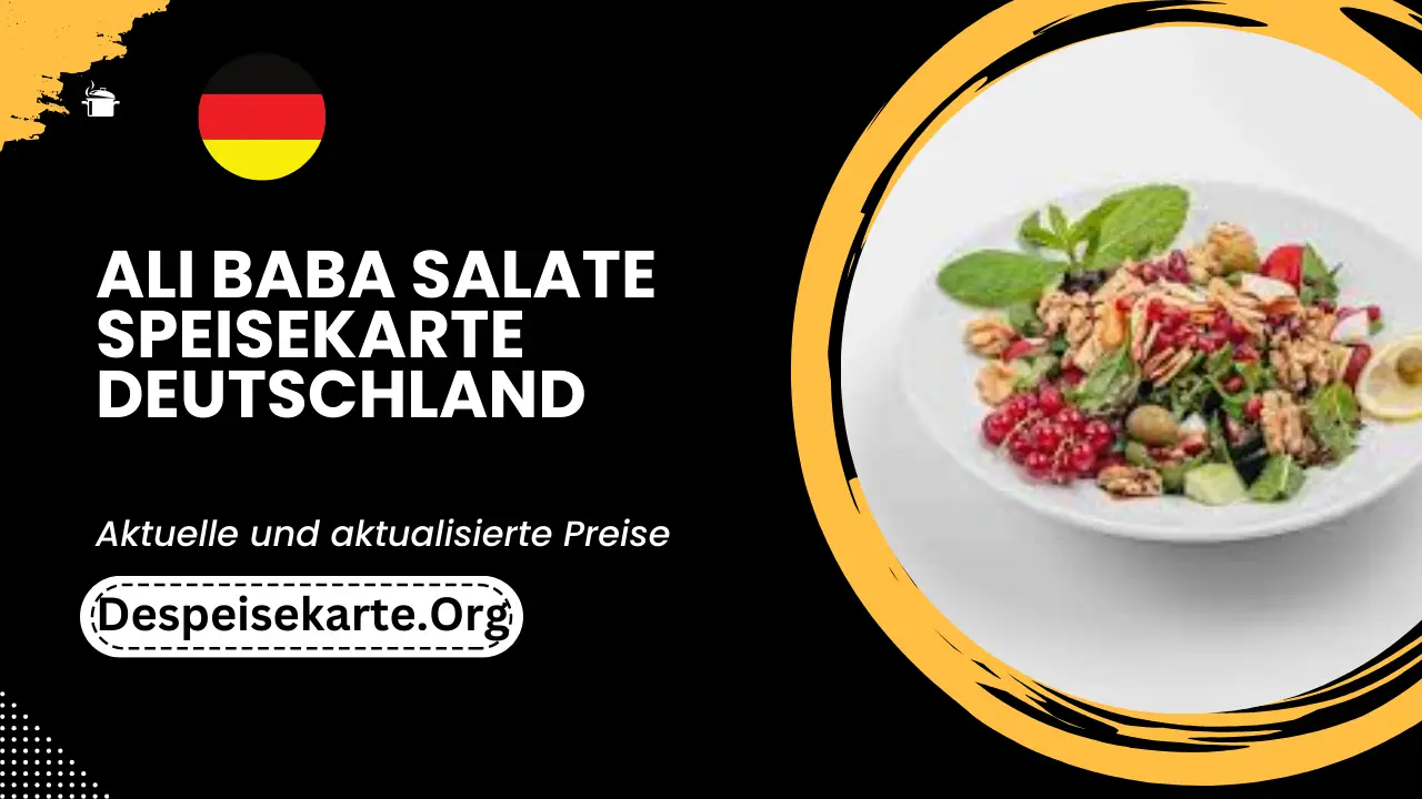 Ali Baba Salate Speisekarte