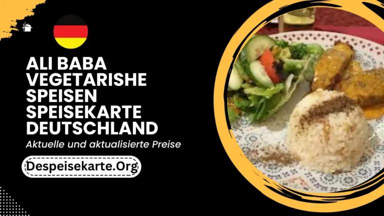 Ali Baba Vegetarishe Speisen Speisekarte