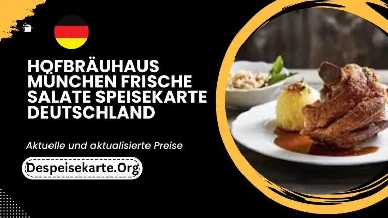 Hofbräuhaus München Frische Salate Speisekarte