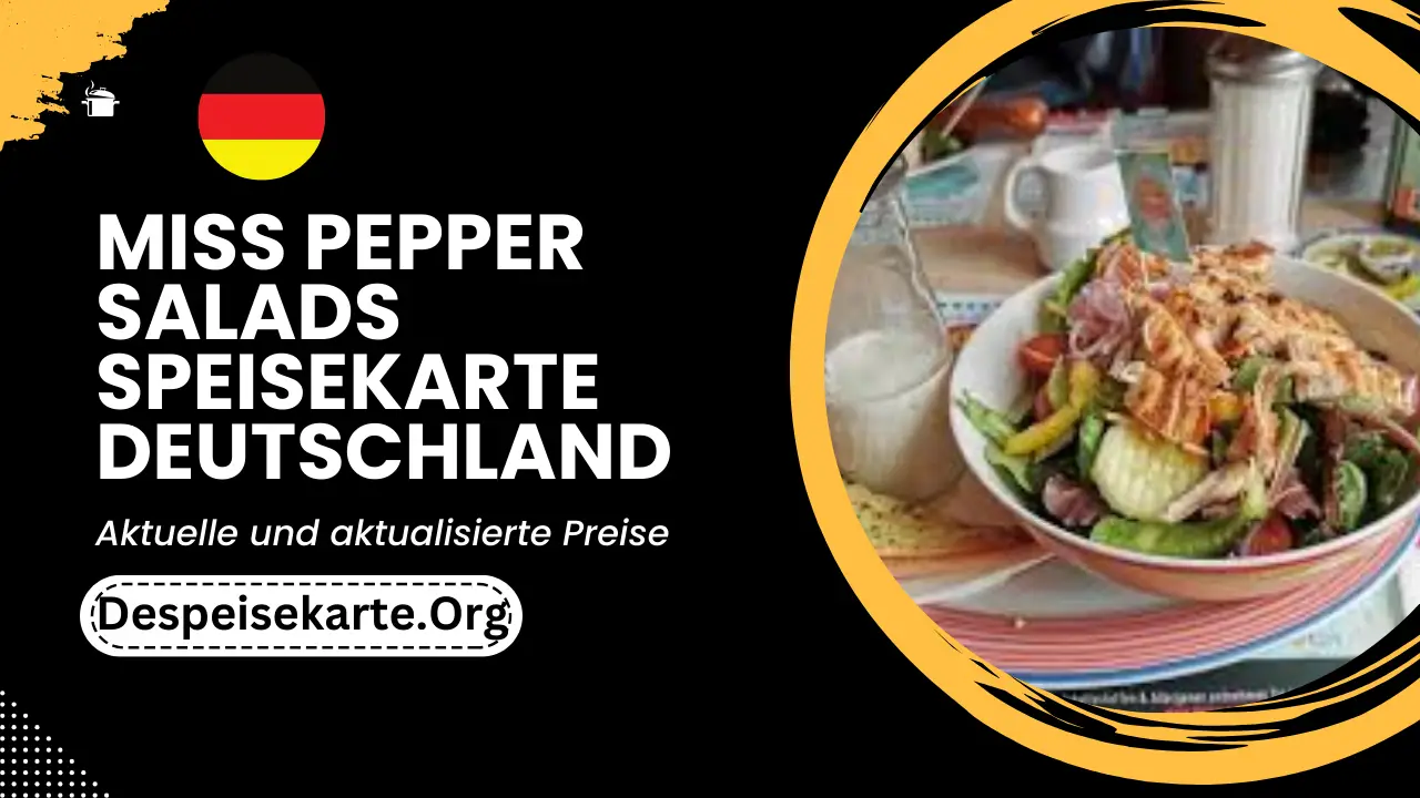 Miss Pepper Salads Speisekarte