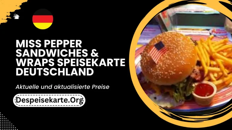 Miss Pepper Sandwiches & Wraps Speisekarte