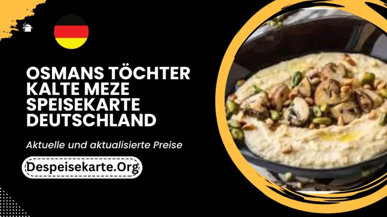 Osmans Töchter Kalte Meze Speisekarte