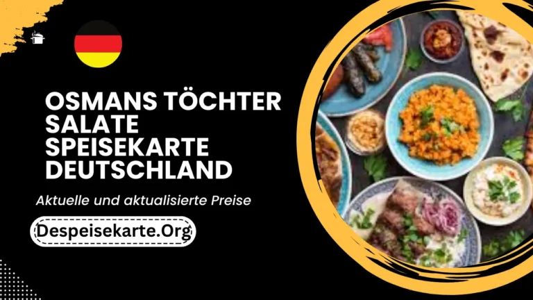 Osmans Töchter Salate Speisekarte