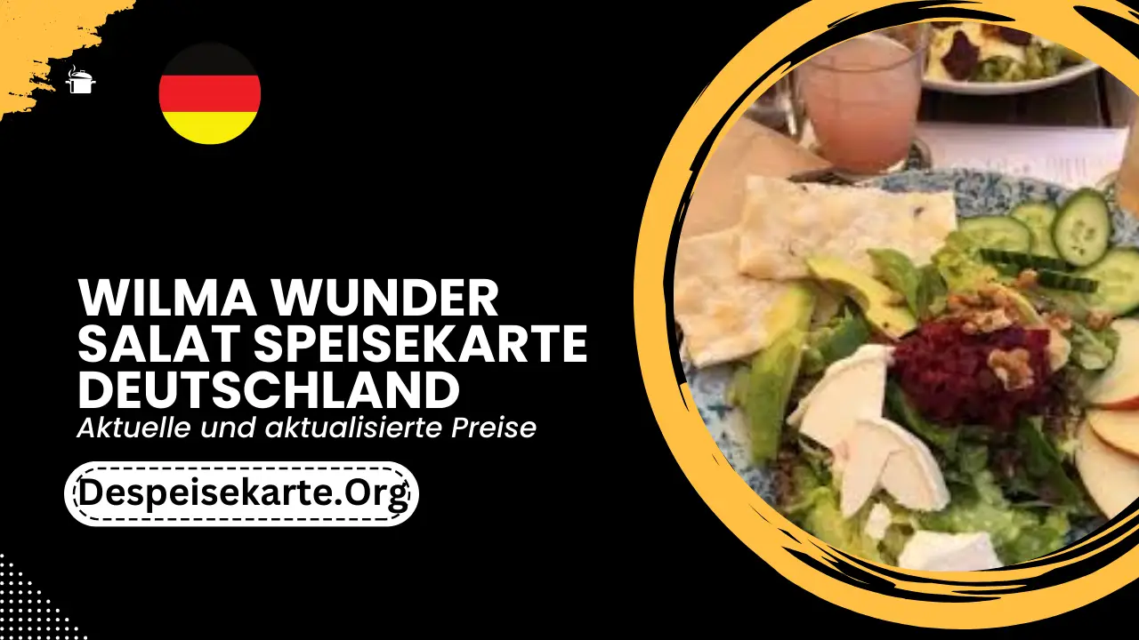 Wilma Wunder Salat Speisekarte