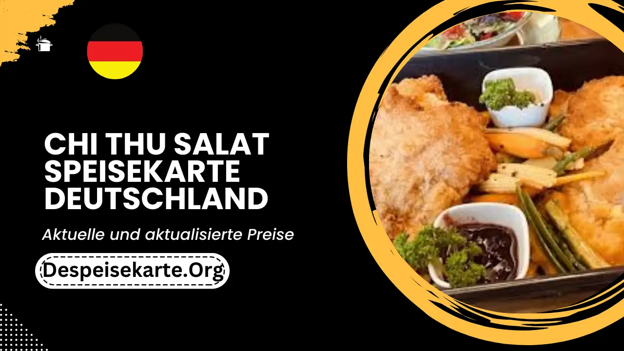 Chi Thu Salat Speisekarte