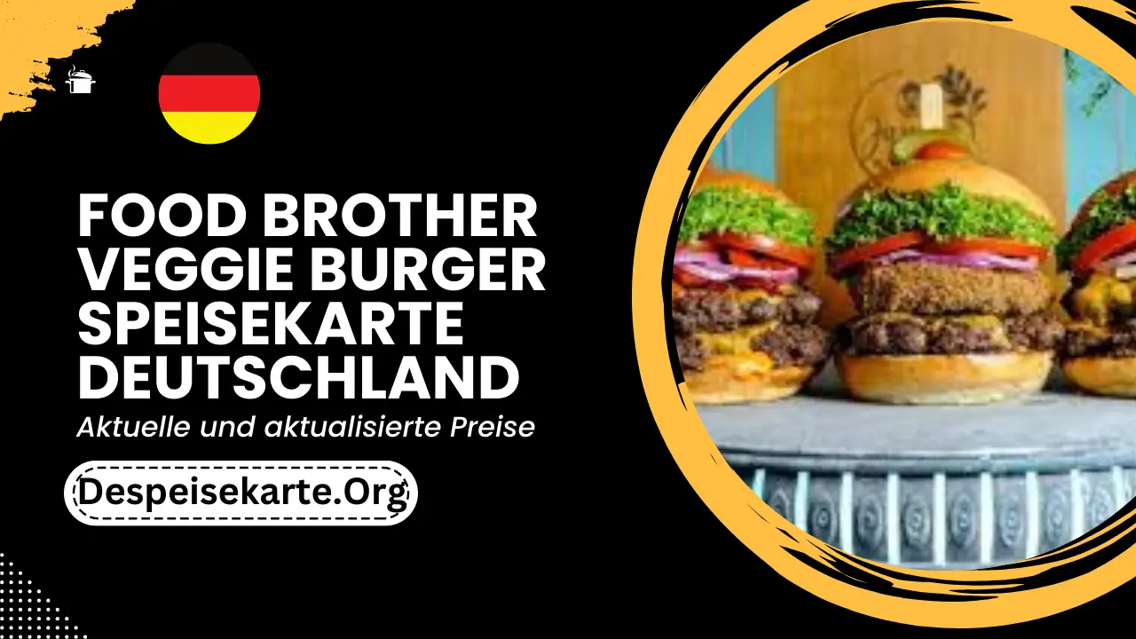 Food Brother Veggie Burger Speisekarte