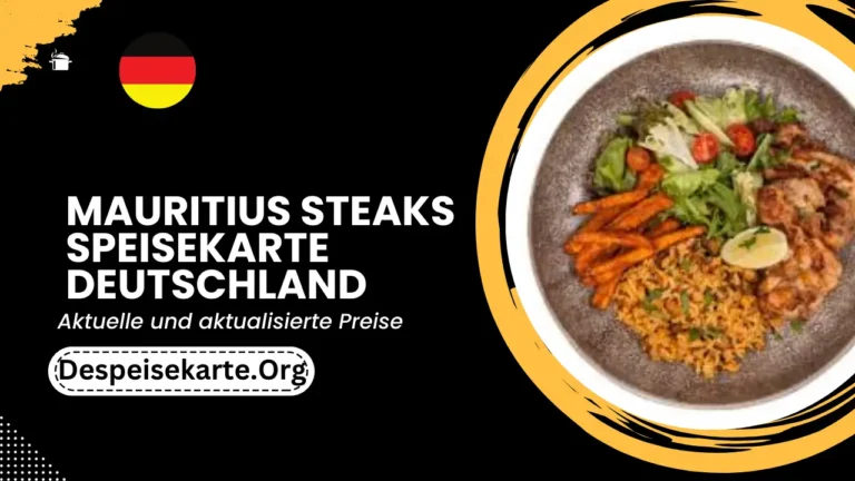 Mauritius Steaks Speisekarte